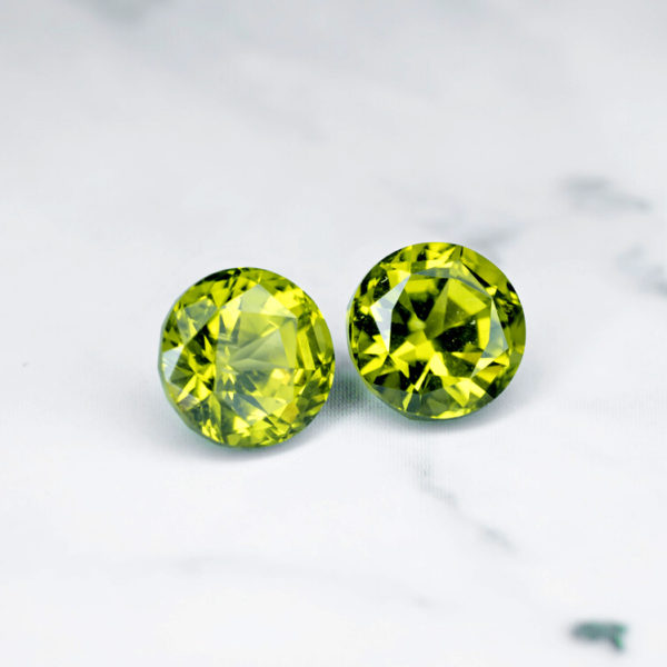 peridot pair 1.79 ct