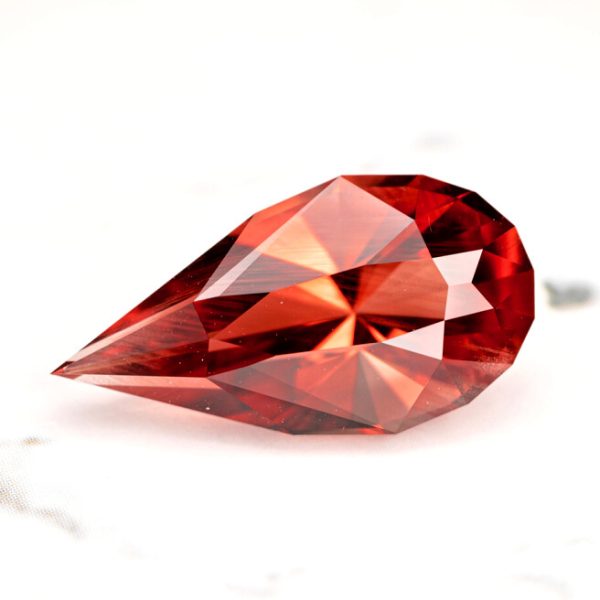 red schiller oregon sunstone 4.35 ct