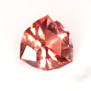 Pink Red Orange Schiller Oregon Sunstone 1.87 Ct trillion