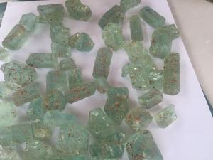 Beautiful Etched Aquamarine Crystals - Malawi 2015